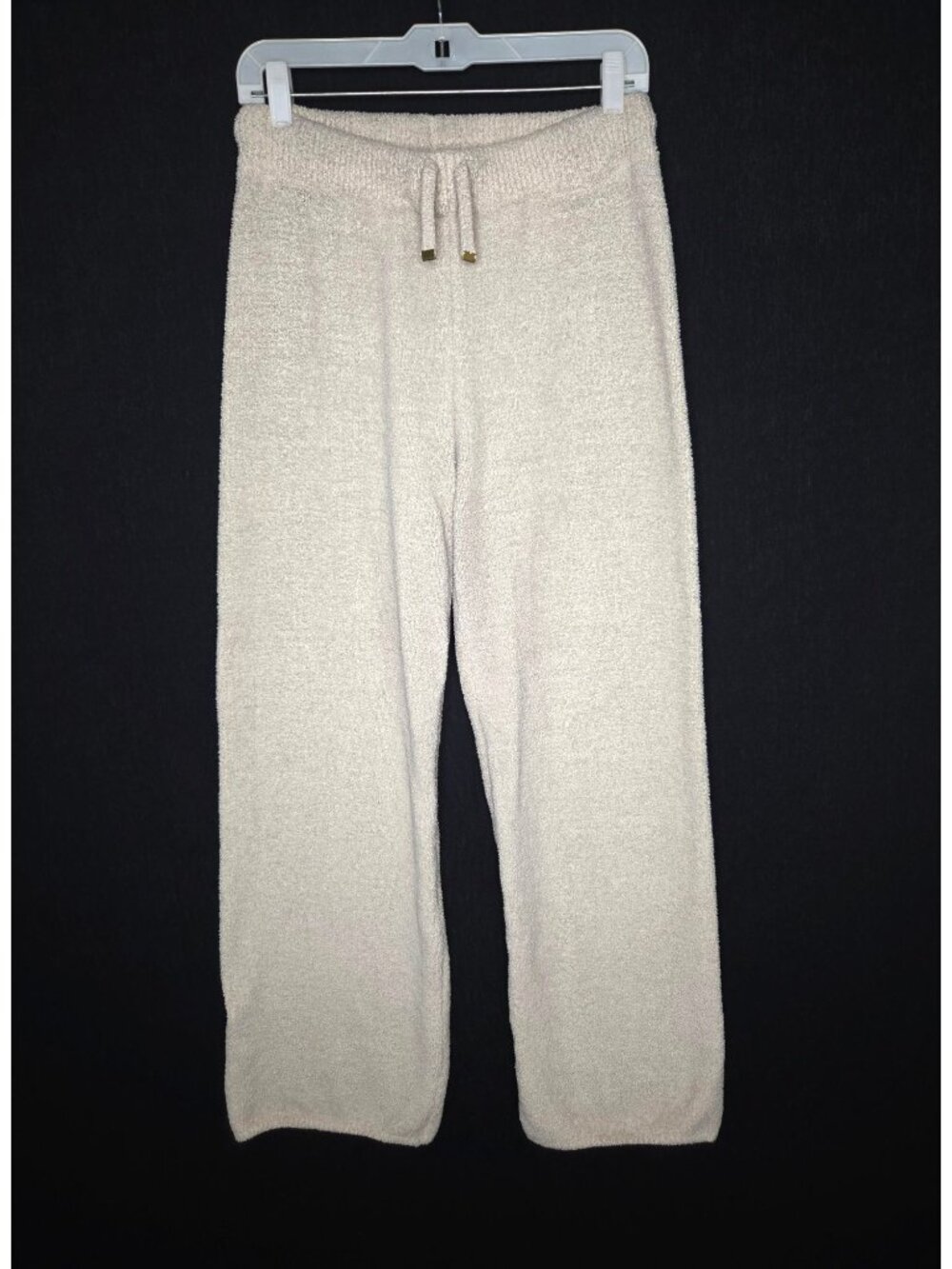 💙 Cupcakes and Cashmere Size M Cream Bouclé Knit Soft Wide Leg Lounge Pants